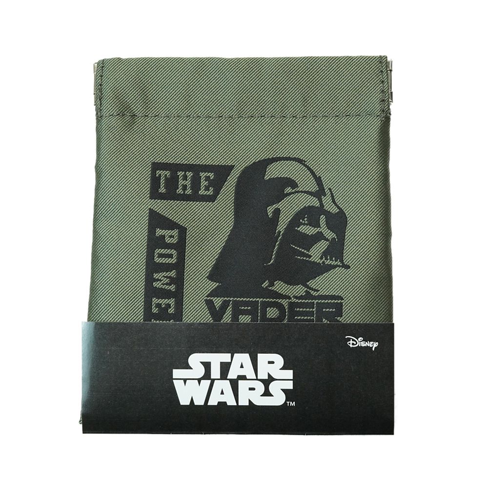 スター・ウォーズ／ばねぐちポーチ（ダース・ベイダー＆ストームトルーパー柄)　DW1929グリーン