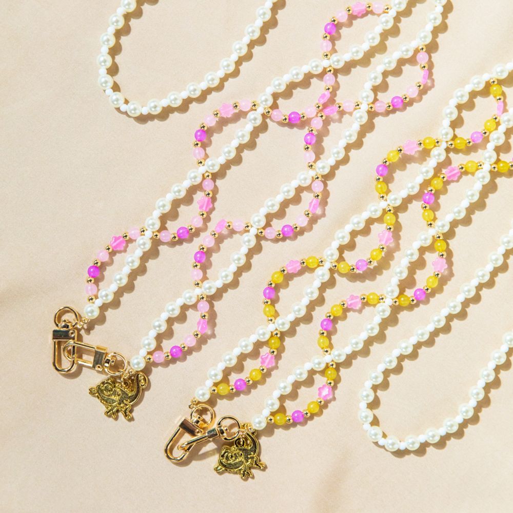 【ACCOMMODE】『塔の上のラプンツェル』ラプンツェル パスカル ビーズストラップ(D-KJ1511/PU)