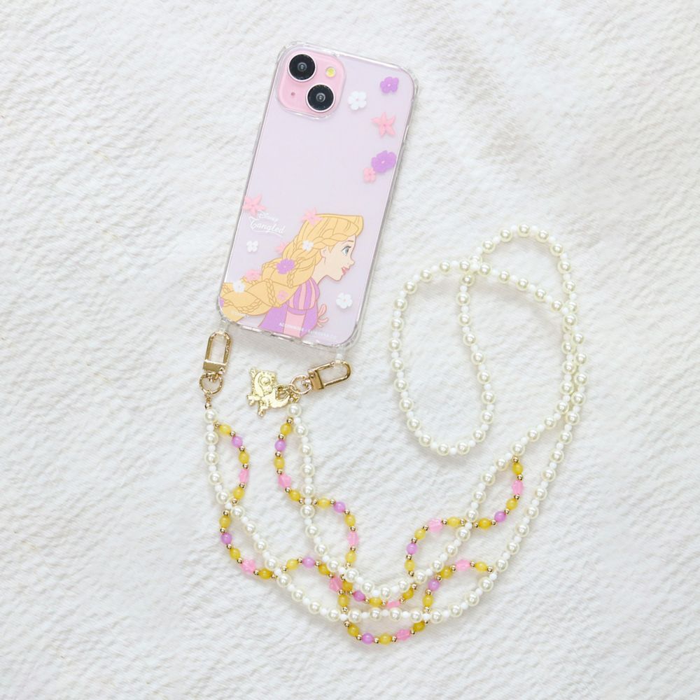 【ACCOMMODE】『塔の上のラプンツェル』ラプンツェル パスカル ビーズストラップ(D-KJ1511/YE)