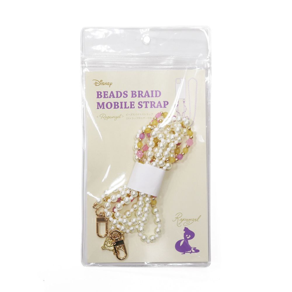 【ACCOMMODE】『塔の上のラプンツェル』ラプンツェル パスカル ビーズストラップ(D-KJ1511/YE)