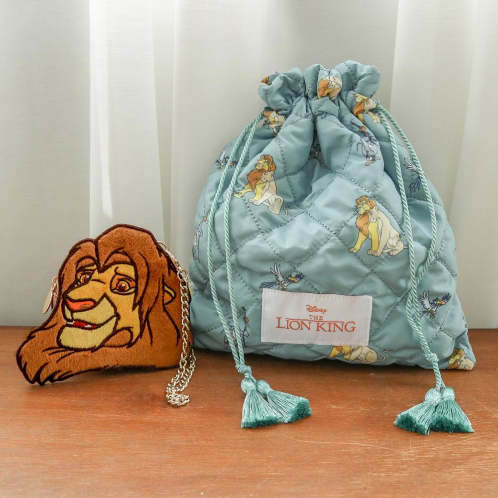 【ACCOMMODE】『ライオン・キング』シンバ ラフィキ ザズー ナラキルティングキンチャク(D-ST2041/GR)