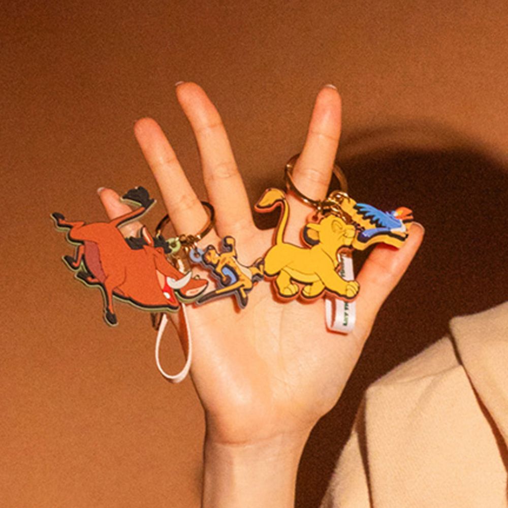 【ACCOMMODE】『ライオン・キング』プンバァ ティモン ラバーチャーム(D-CR411/GR)