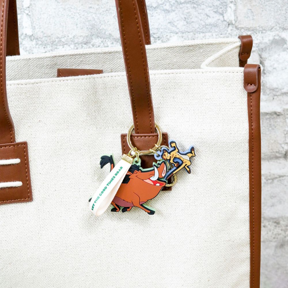 【ACCOMMODE】『ライオン・キング』プンバァ ティモン ラバーチャーム(D-CR411/GR)