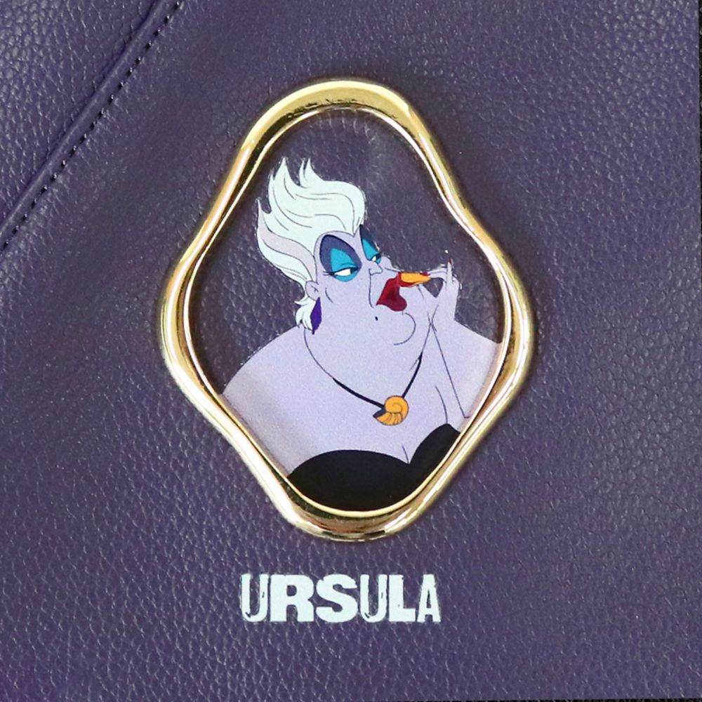 【ACCOMMODE】『リトル・マーメイド』アースラ メタルフレームトライアングルトート(D-KJ1521/PU)