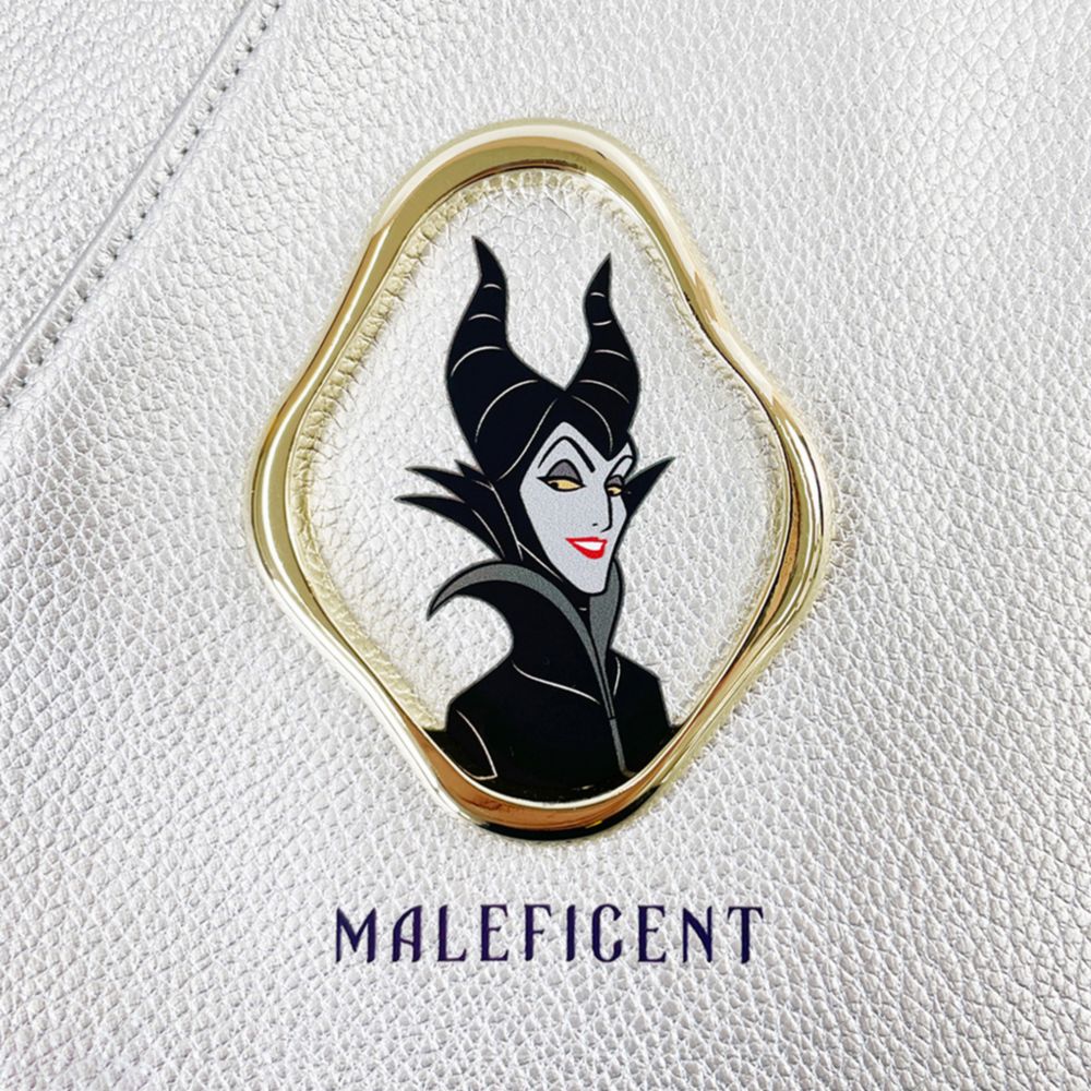 【ACCOMMODE】『眠れる森の美女』マレフィセント メタルフレームトライアングルトート(D-KJ1521/SV)