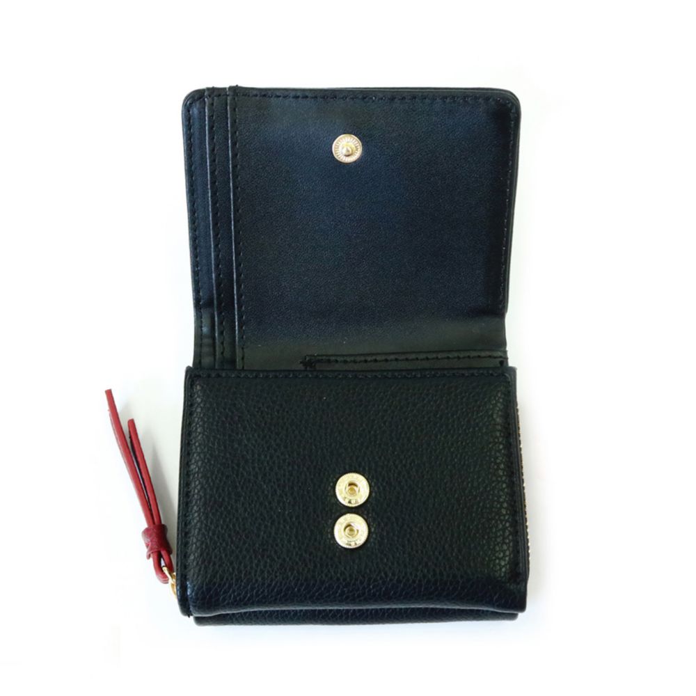 【ACCOMMODE】『101匹わんちゃん』クルエラ メタルフレームウォレット(D-KJ1522/BK)