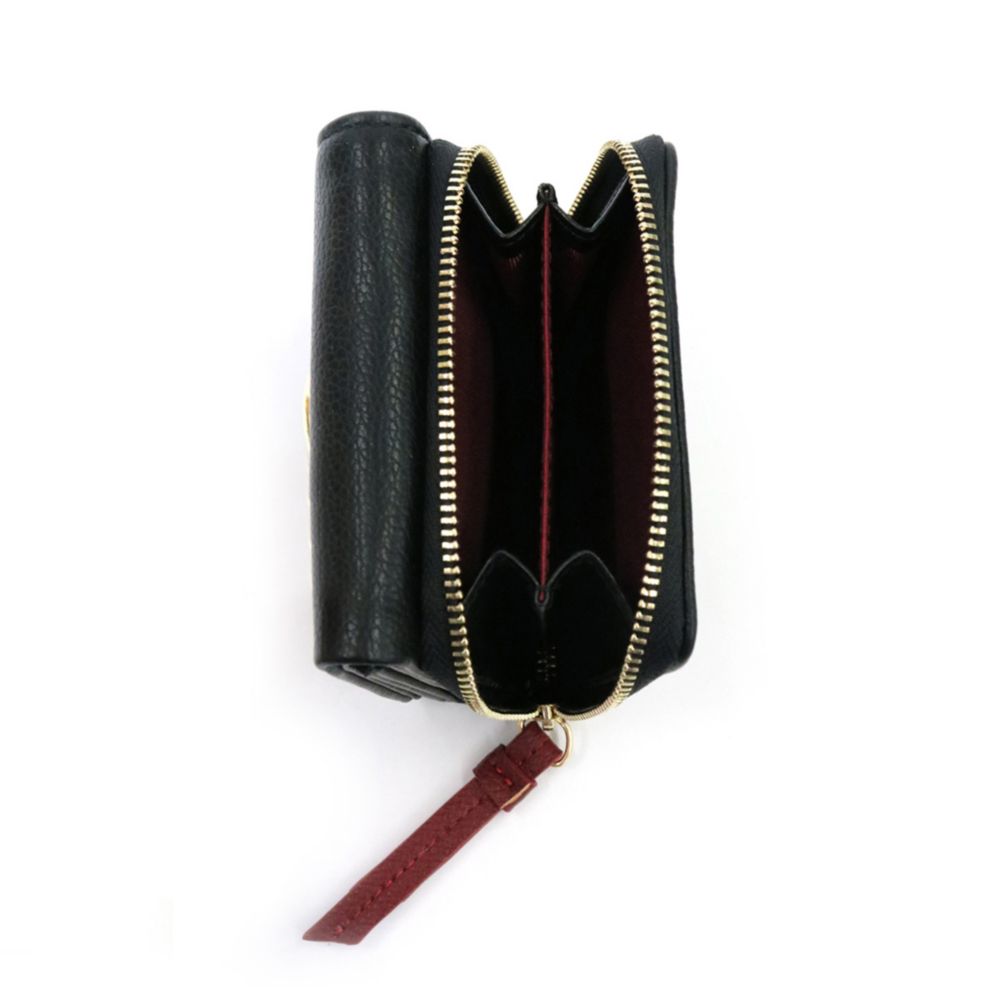 【ACCOMMODE】『101匹わんちゃん』クルエラ メタルフレームウォレット(D-KJ1522/BK)