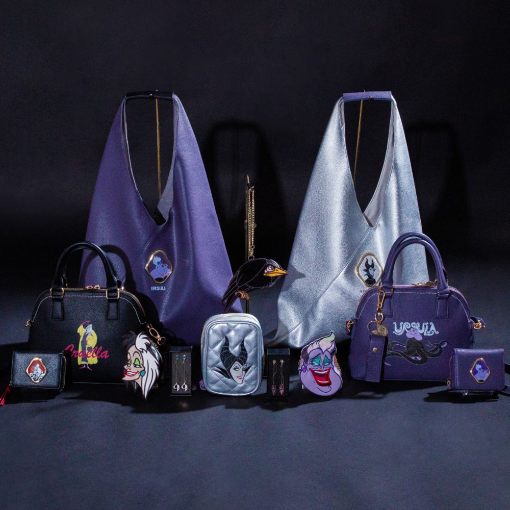 【ACCOMMODE】『リトル・マーメイド』アースラ メタルフレームウォレット(D-KJ1522/PU)