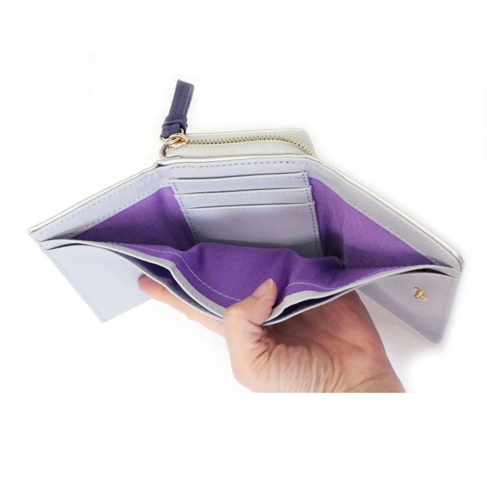 【ACCOMMODE】『眠れる森の美女』マレフィセント メタルフレームウォレット(D-KJ1522/SV)