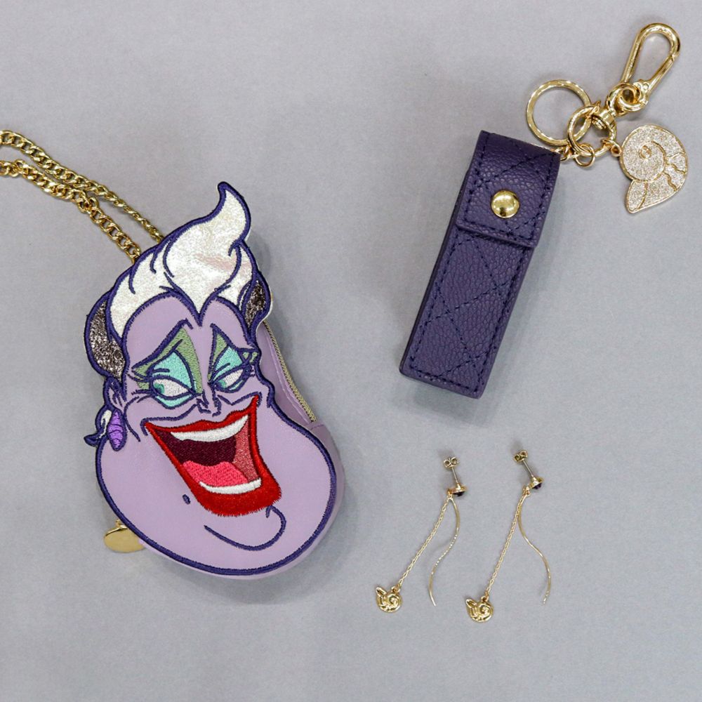 【ACCOMMODE】『リトル・マーメイド』アースラ ウェーブピアス(D-KJ1523/PU)