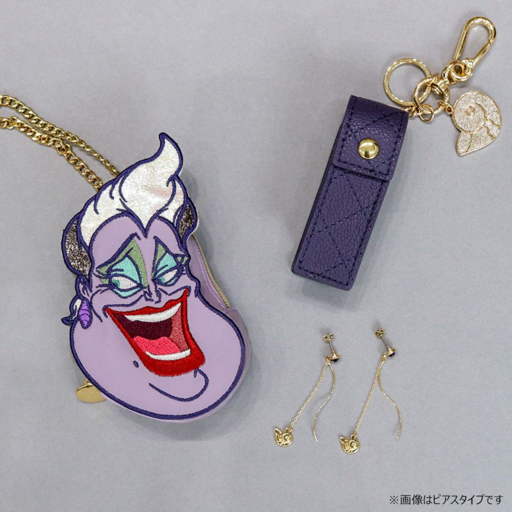 【ACCOMMODE】『リトル・マーメイド』アースラ ウェーブイヤリング(D-KJ1524/PU)