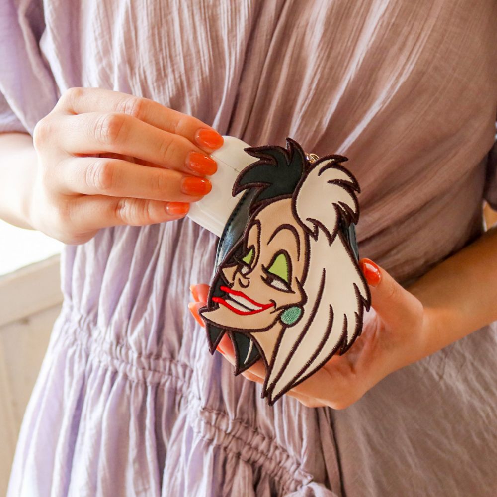 【ACCOMMODE】『101匹わんちゃん』クルエラ ダイカットポーチ(D-ST1961/CR)