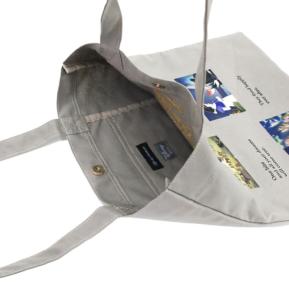 【ACCOMMODE】『白雪姫』白雪姫 小人 女王 王子 ストーリートートバッグ(D-SK1251/GY)