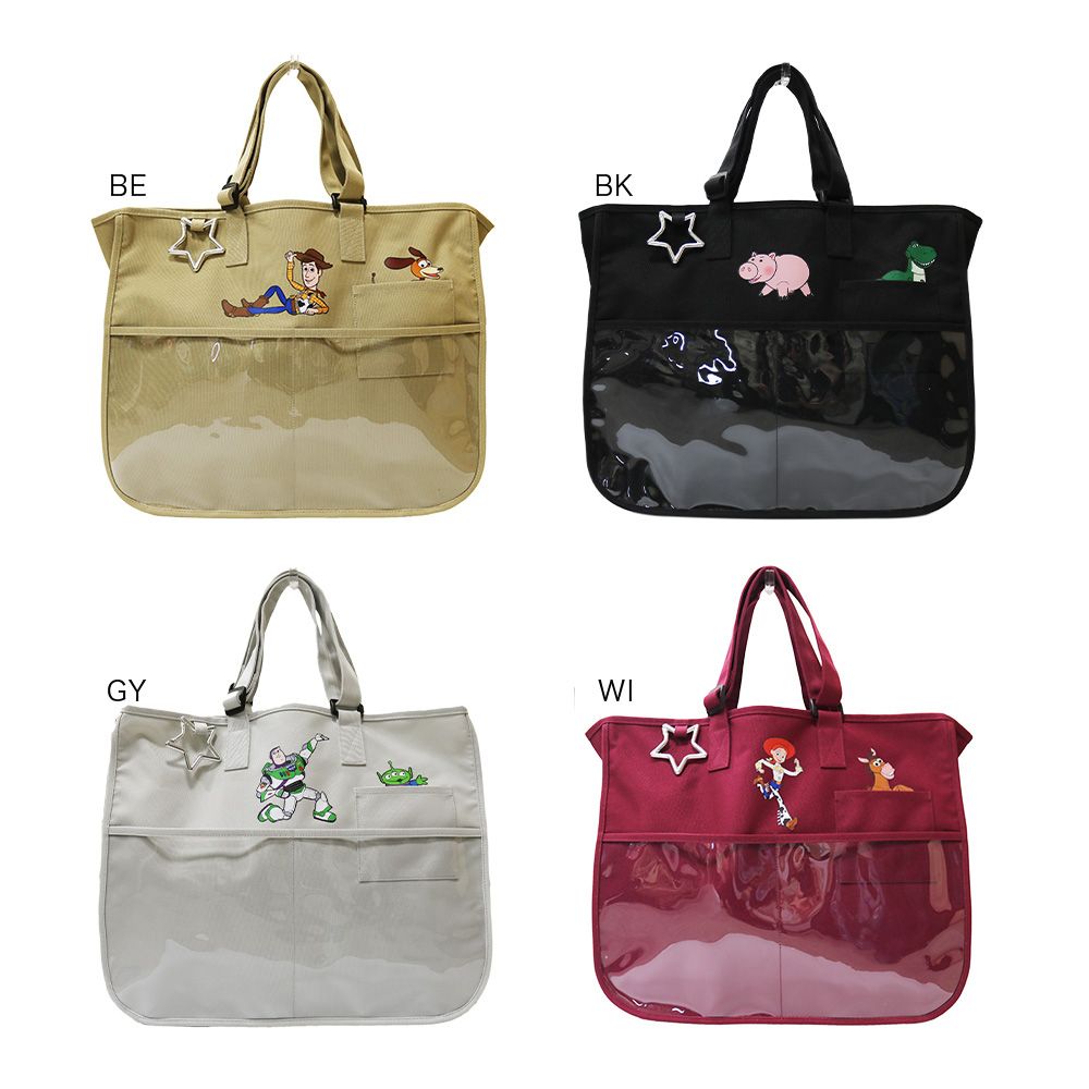 【ACCOMMODE】『TOYSTORY』ハム レックス マルチポケットトート (D-BC111/BK)