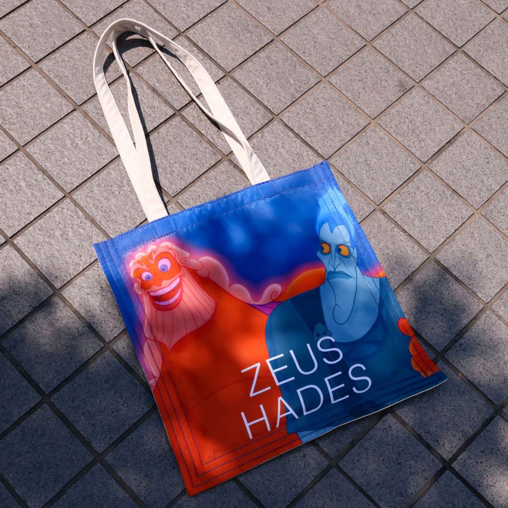 【ACCOMMODE】『ヘラクレス』 ゼウス ハデス グラフィックトート (D-SK1431/BL)