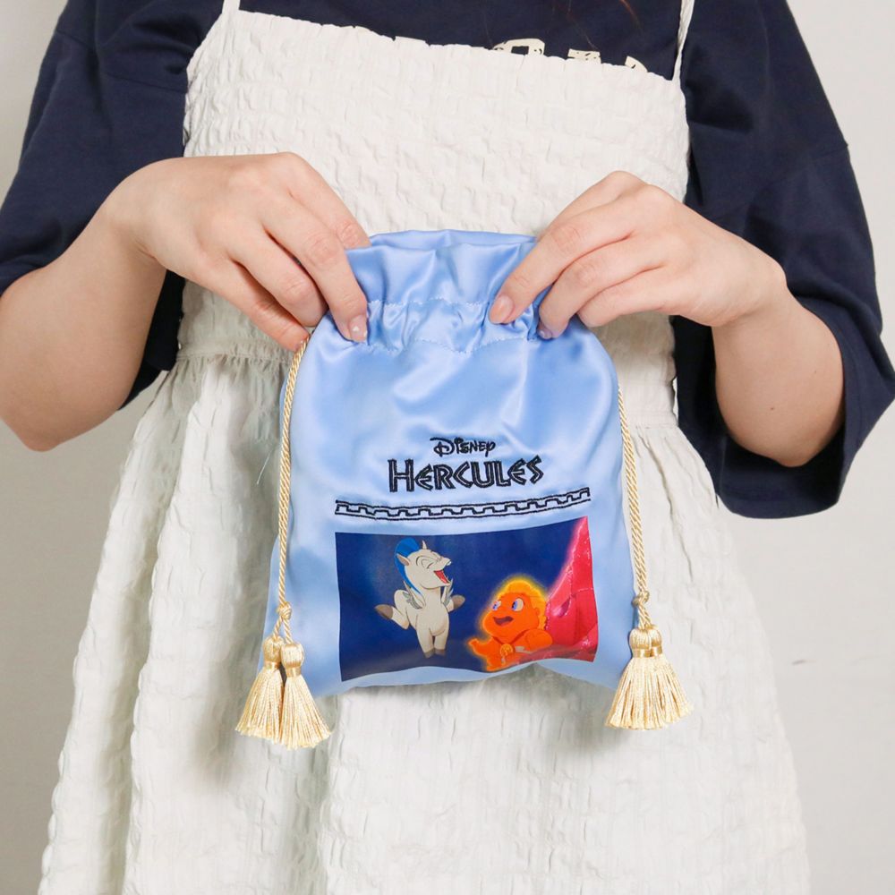 【ACCOMMODE】『ヘラクレス』 ヘラクレス ペガサス ゼウス 巾着ポーチ (D-SK1432/BL)