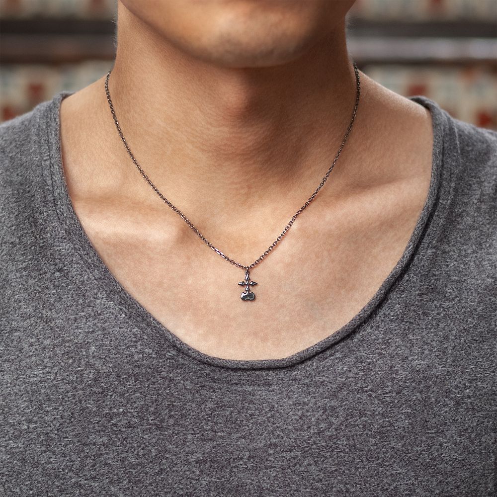 公式 ショップディズニー ユートレジャー キングダム ハーツ ノーバディ ネックレス シルバー Ndkh 314