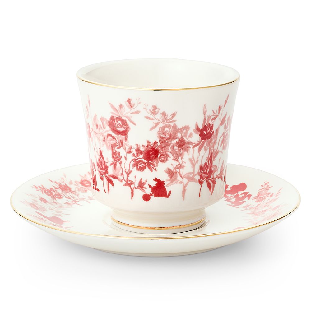 【ケイウノ】Alice in Wonderland /Pair Cup and Saucer<br>『ふしぎの国のアリス』/ペアカップ&ソーサー （型番：CLD-002）