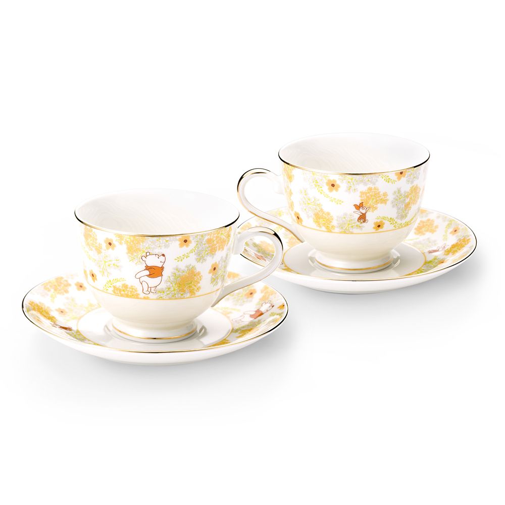 公式 ショップディズニー ケイウノ くまのプーさん ペアカップ ソーサー