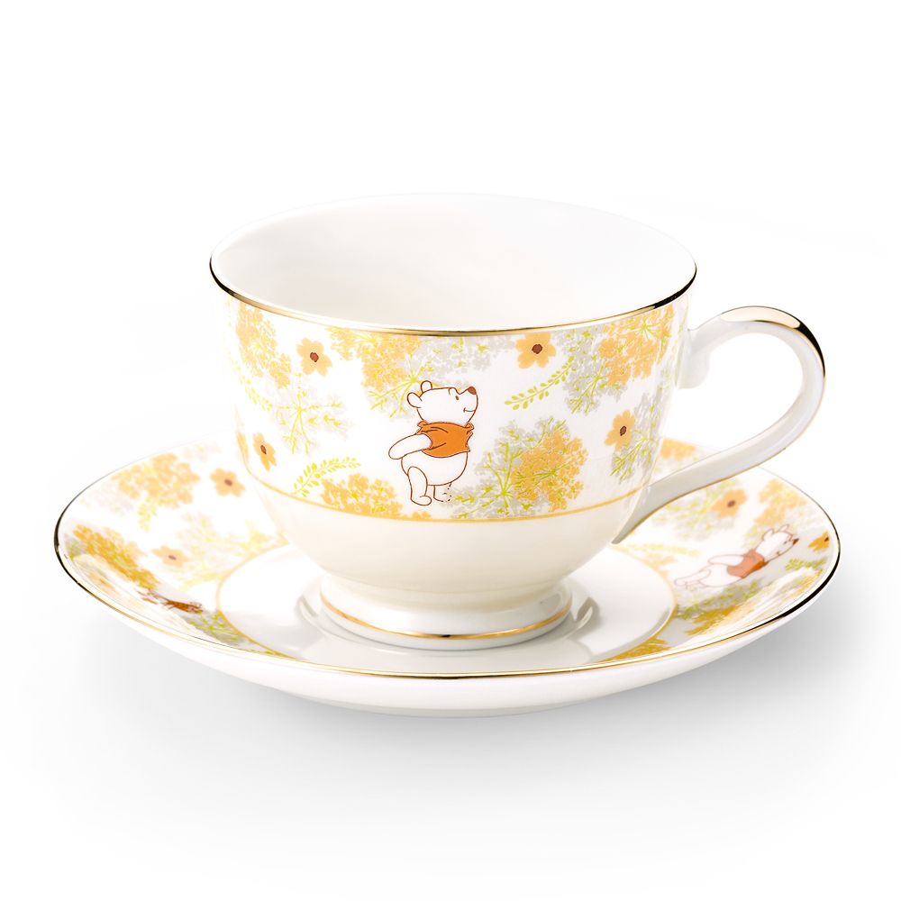 公式 ショップディズニー ケイウノ くまのプーさん ペアカップ ソーサー