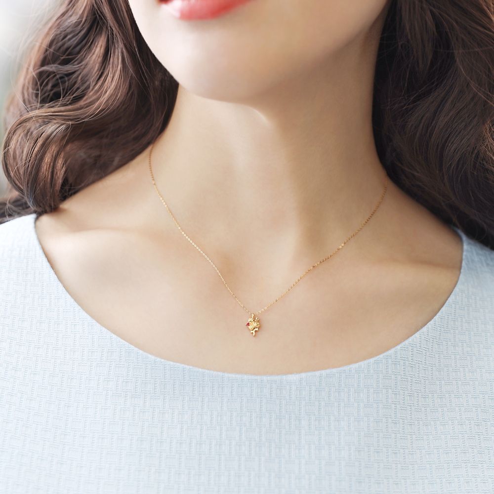 【ケイウノ】Red Roses『ふしぎの国のアリス』-赤いバラ- ネックレス （型番：NDP-358）