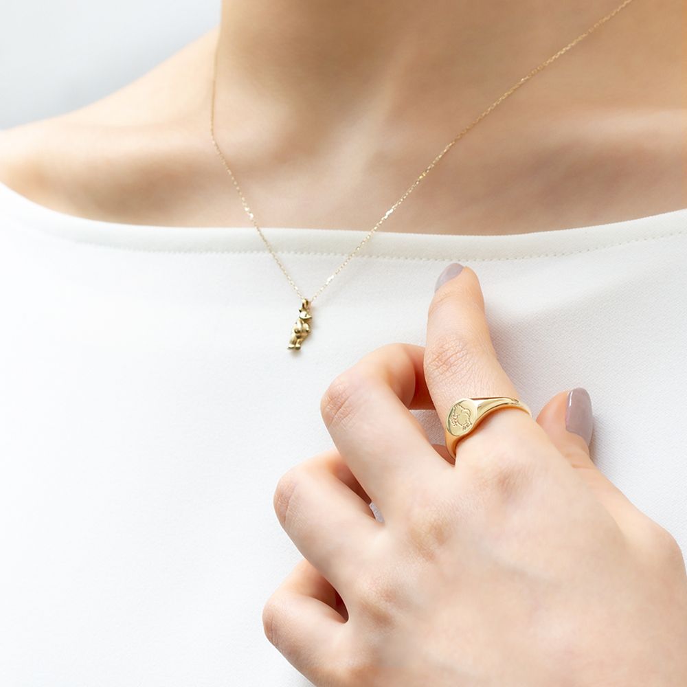 【ケイウノ】My Treasure<br>「クラシック・プー」/ 全身ネックレス（型番：NDP-368）