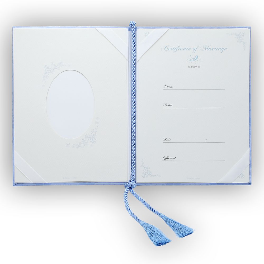 公式 ショップディズニー 結婚証明書 ドリーミング シンデレラ