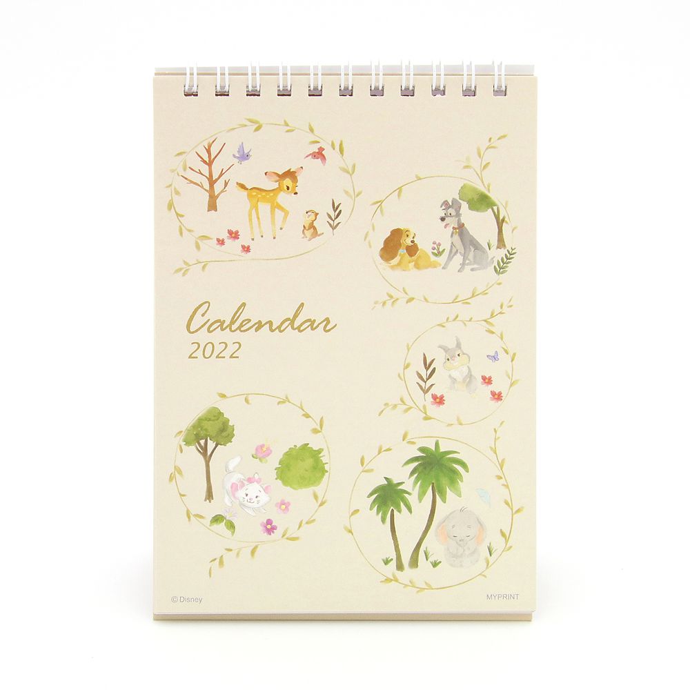 公式 ショップディズニー ディズニーキャラクター 22年卓上カレンダー