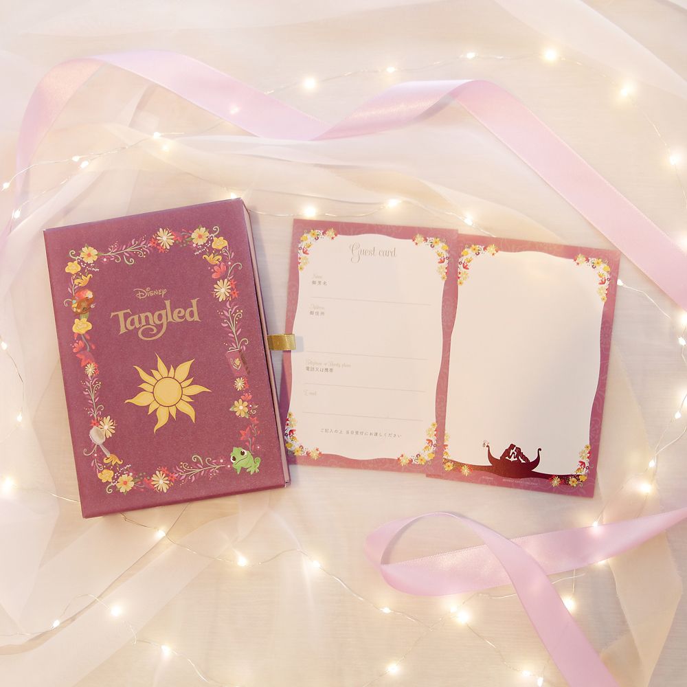 公式 ショップディズニー 芳名帳 カード式 塔の上のラプンツェル