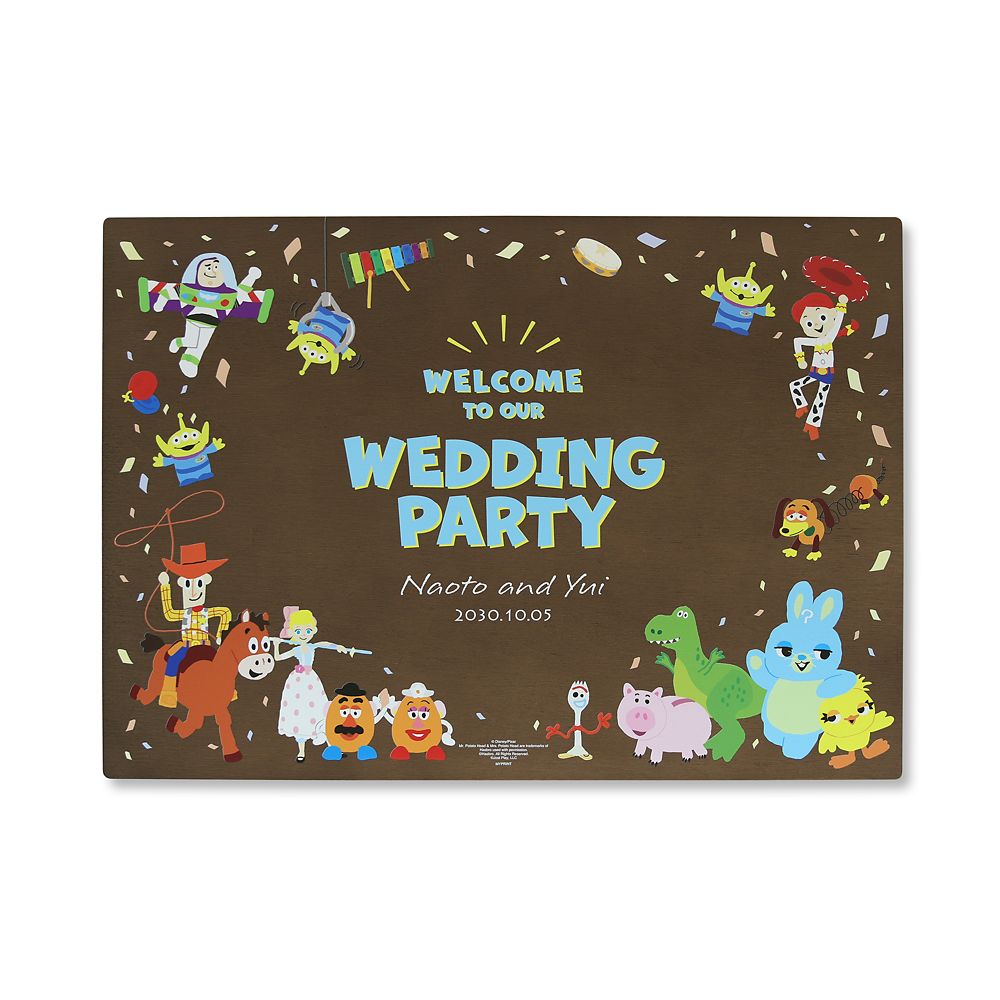 手渡しも可 トイストーリー 結婚式 ウェルカムスペース ディズニー