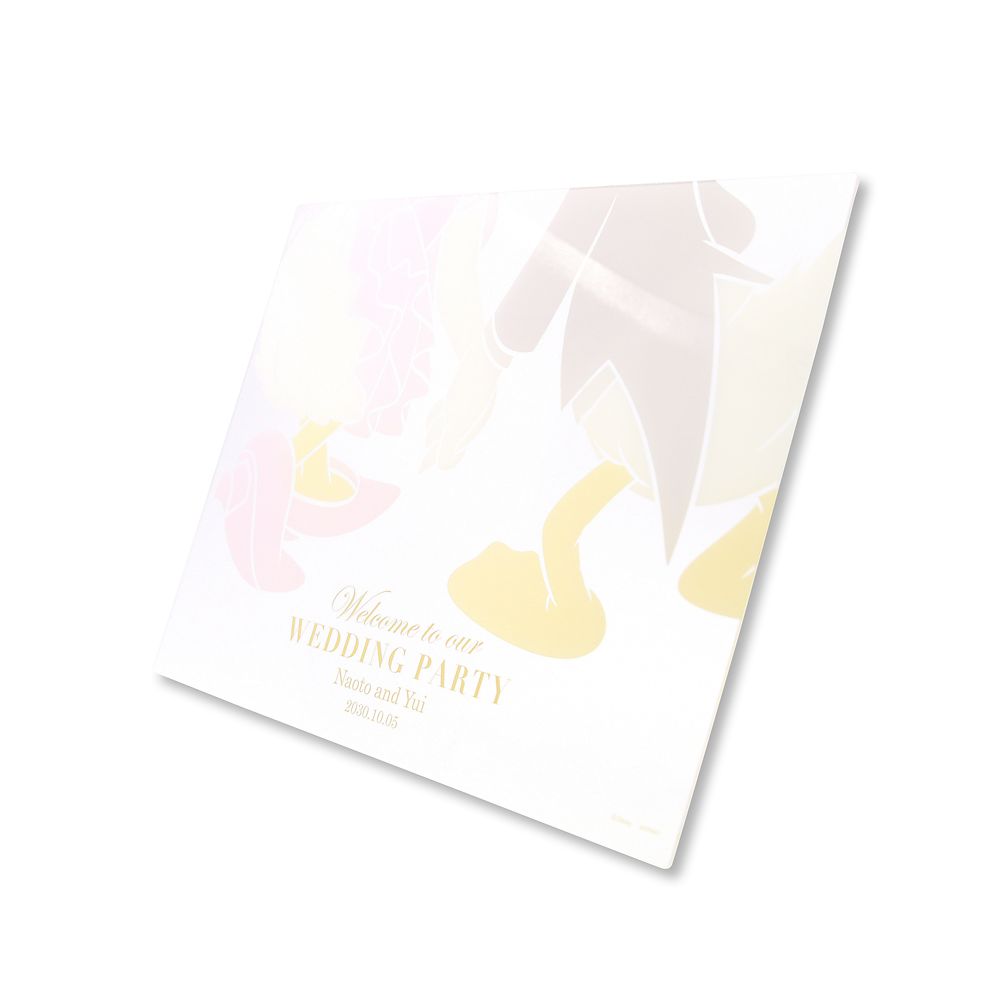 公式 ショップディズニー 受注生産 ウェルカムボード アクリル ファーストステップ