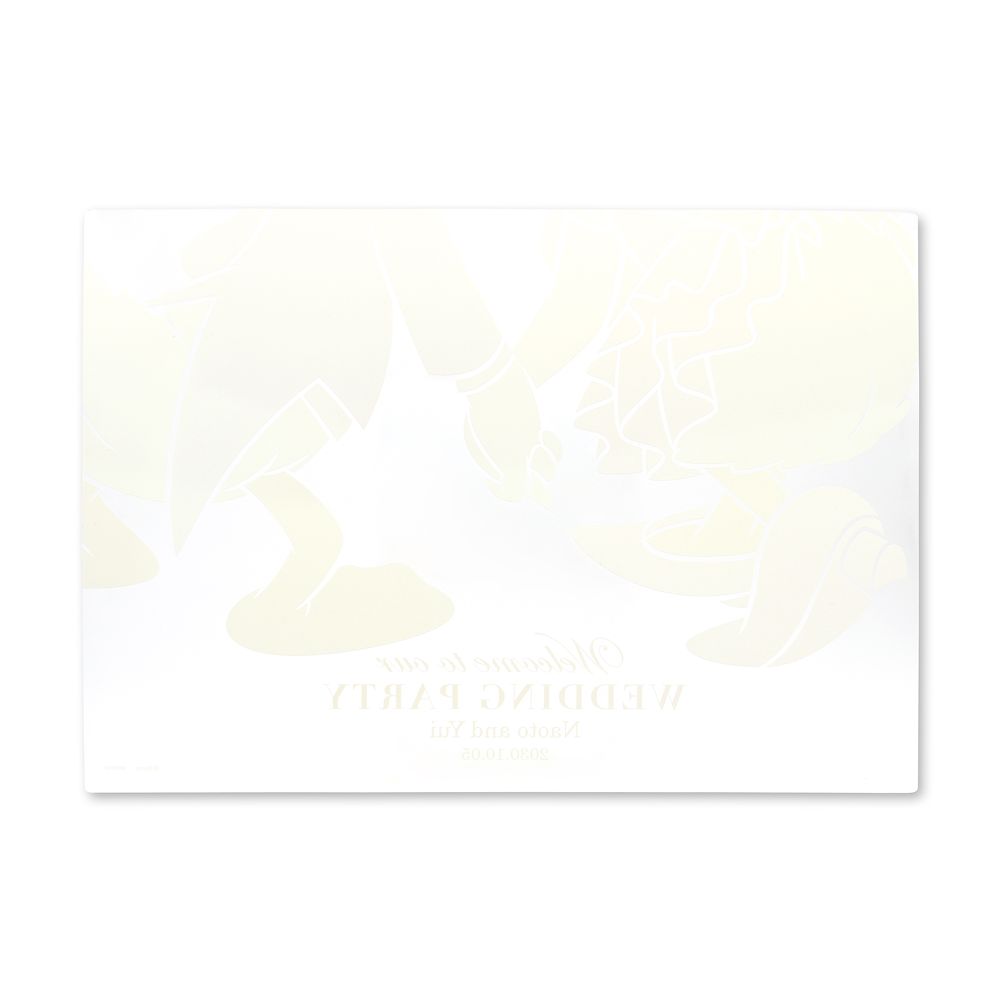 公式 ショップディズニー 受注生産 ウェルカムボード アクリル ファーストステップ