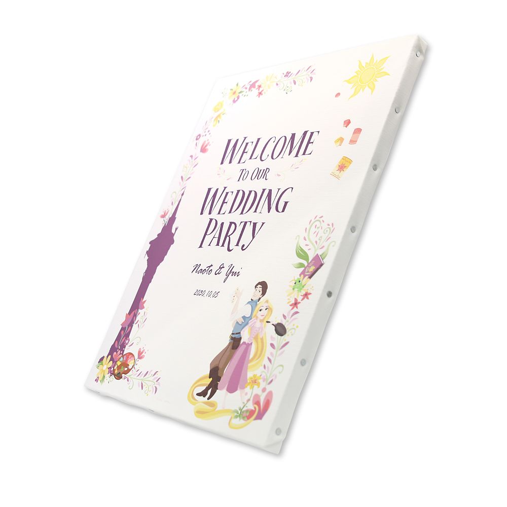 公式 ショップディズニー 受注生産 ウェルカムボード キャンバス パントル