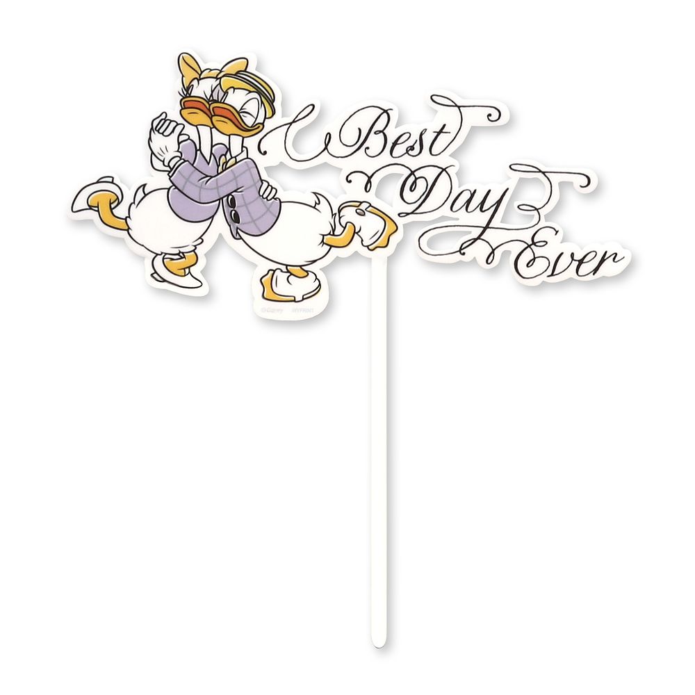 公式 ショップディズニー 受注生産 ケーキトッパー ｈｕｇ ドナルド デイジー