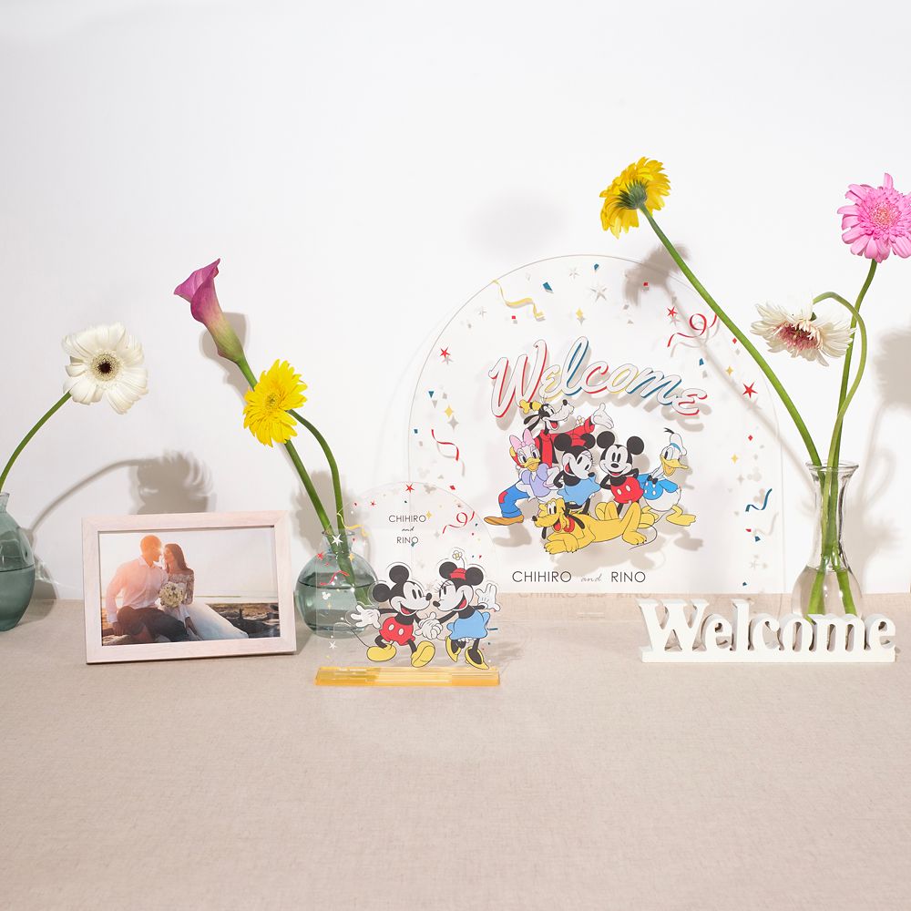 【受注生産】ミッキー＆フレンズ　ディズニーコーディネートセット「アニマート」　（テーブルナンバー英字）