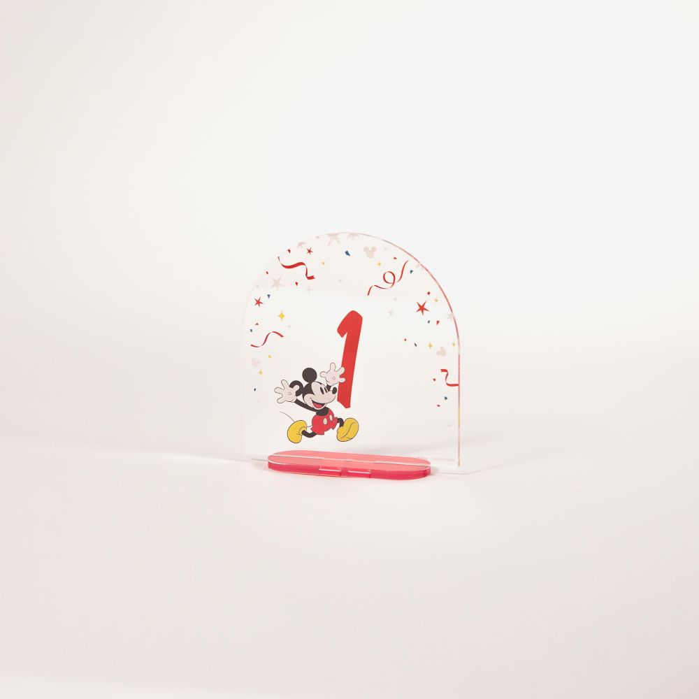 【受注生産】ミッキー＆フレンズ　ディズニーコーディネートセット「アニマート」　（テーブルナンバー数字）