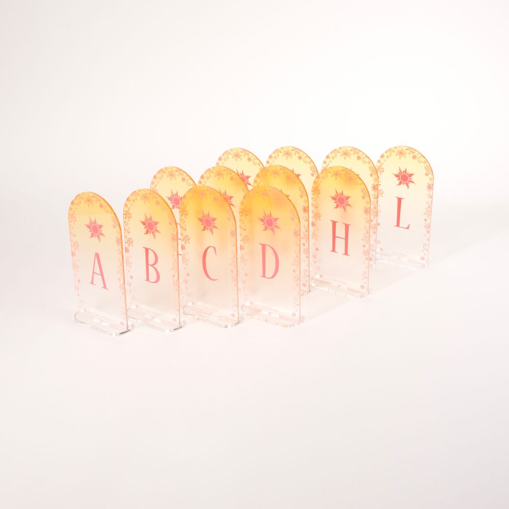 【受注生産】ラプンツェル　ディズニーコーディネートセット「ダウニーフラワー」　（テーブルナンバー英字）