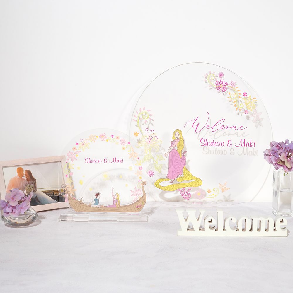 【受注生産】ラプンツェル　ディズニーコーディネートセット「ダウニーフラワー」　（テーブルナンバー英字）