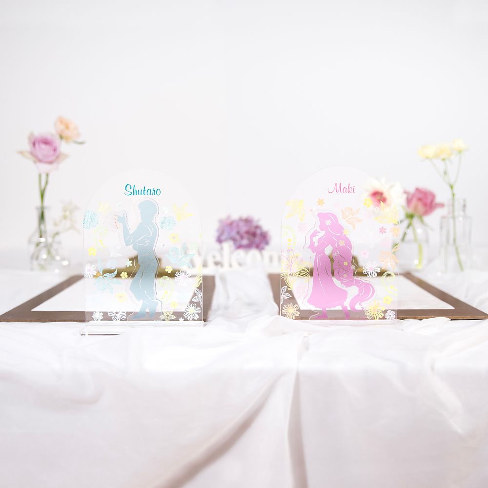 【受注生産】ラプンツェル　ディズニーコーディネートセット「ダウニーフラワー」　（テーブルナンバー英字）