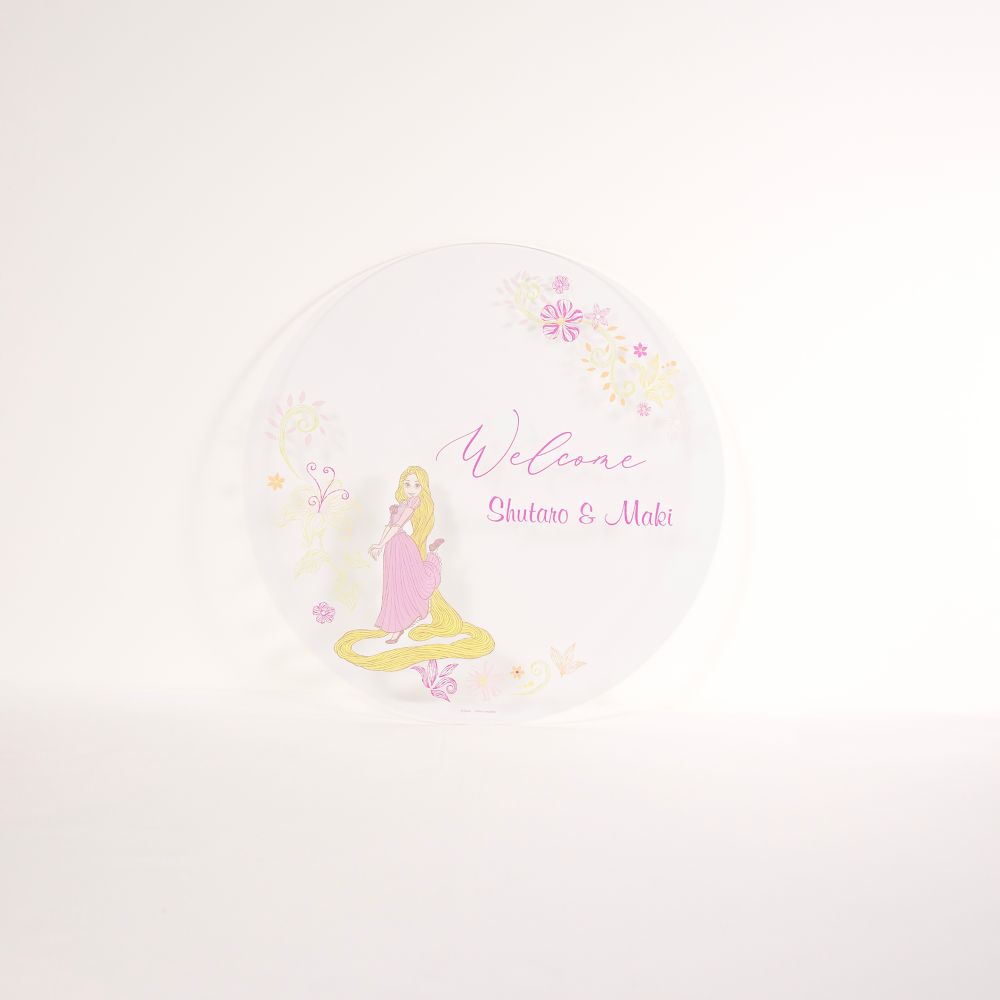 【受注生産】ラプンツェル　ディズニーコーディネートセット「ダウニーフラワー」　（テーブルナンバー英字）