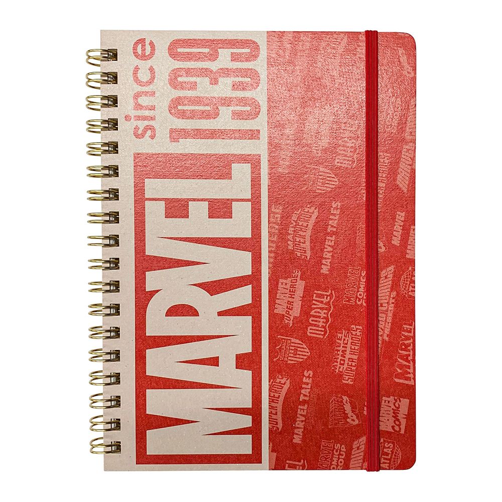 公式 ショップディズニー ｍａｒｖｅｌ ８０ｙｅａｒｓ ゴムバンド付きリングノート