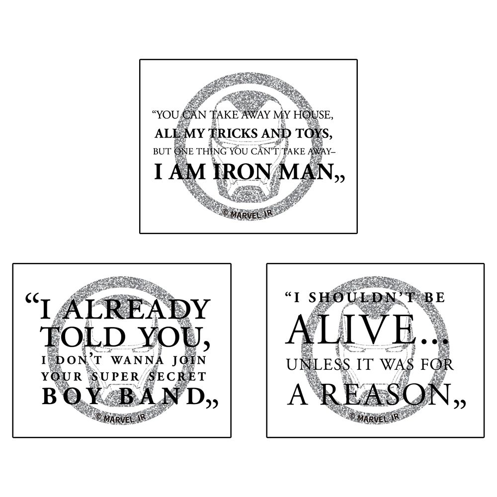 公式 ショップディズニー Marvel アイアンマン 蒔絵ステッカー