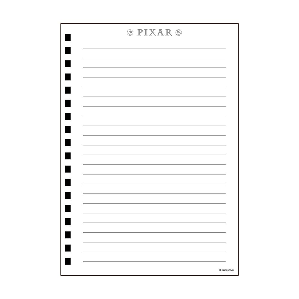 PIXAR　ゴムバンド付きリングノート