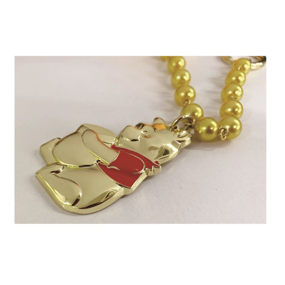 くまのプーさん　ボンボン付きキーホルダー