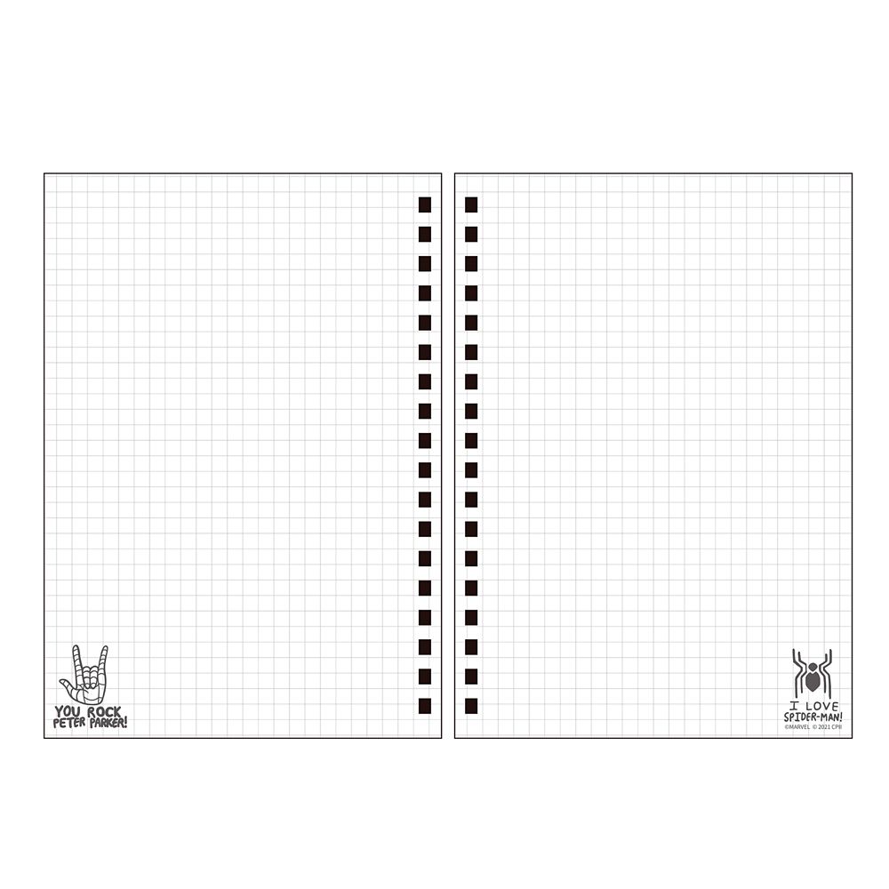 スパイダーマン：ノー・ウェイ・ホーム　ゴムバンド付きリングノート