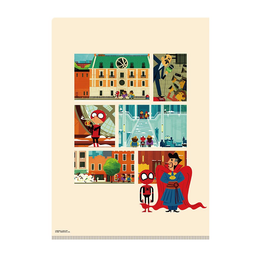 スパイダーマン：ノー・ウェイ・ホーム　Ｗポケットクリアファイル（イラスト）