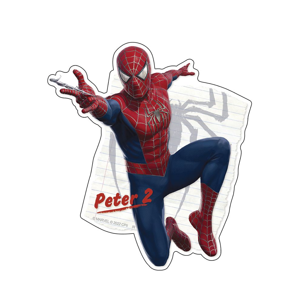 公式 ショップディズニー スパイダーマン ノー ウェイ ホーム ダイカットステッカーｈ