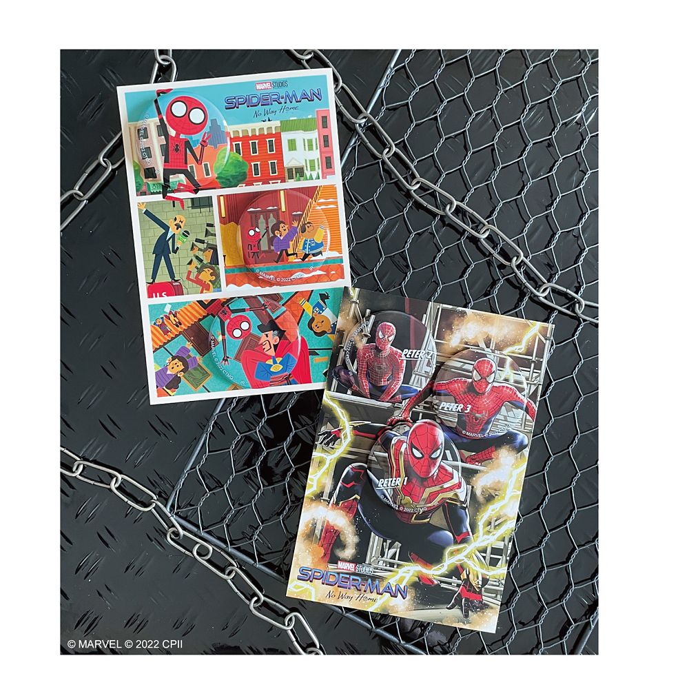 スパイダーマン：ノー・ウェイ・ホーム　缶バッジセット　イラスト