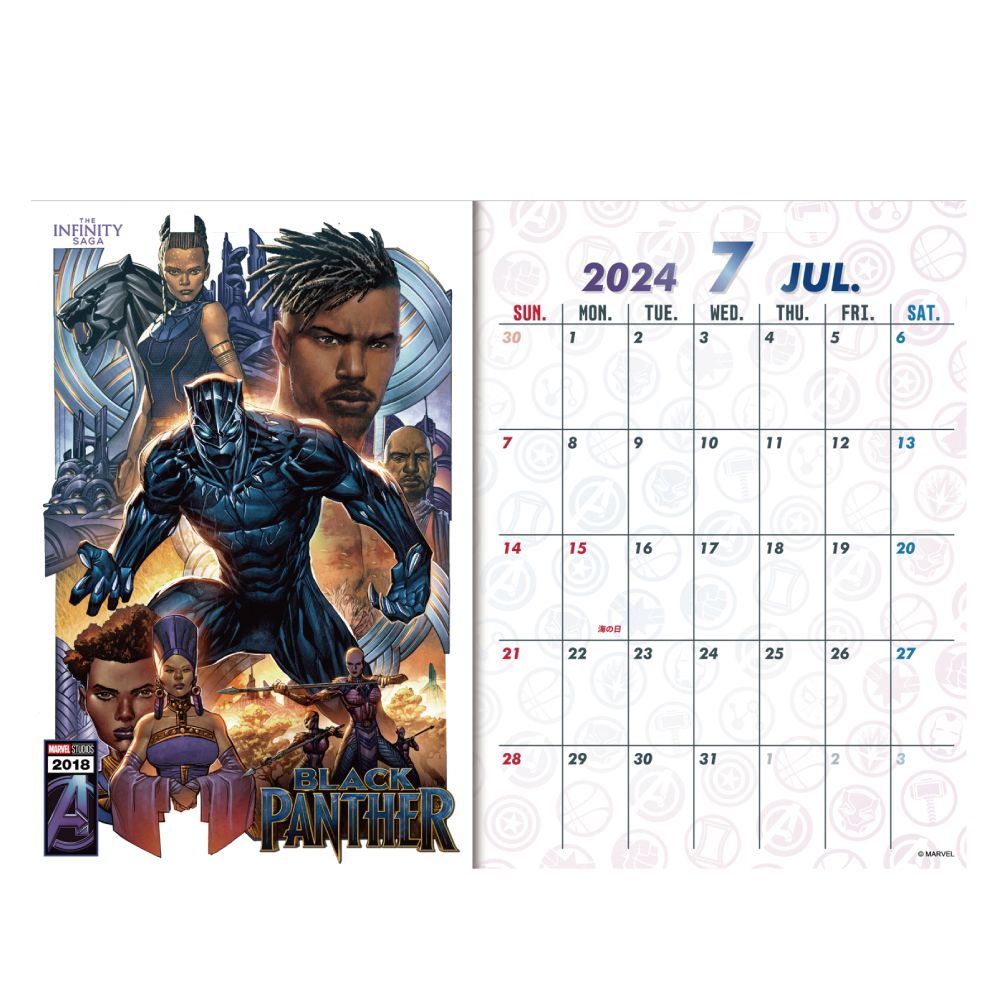 MARVEL(INFINITY SAGA) 2024年卓上カレンダー