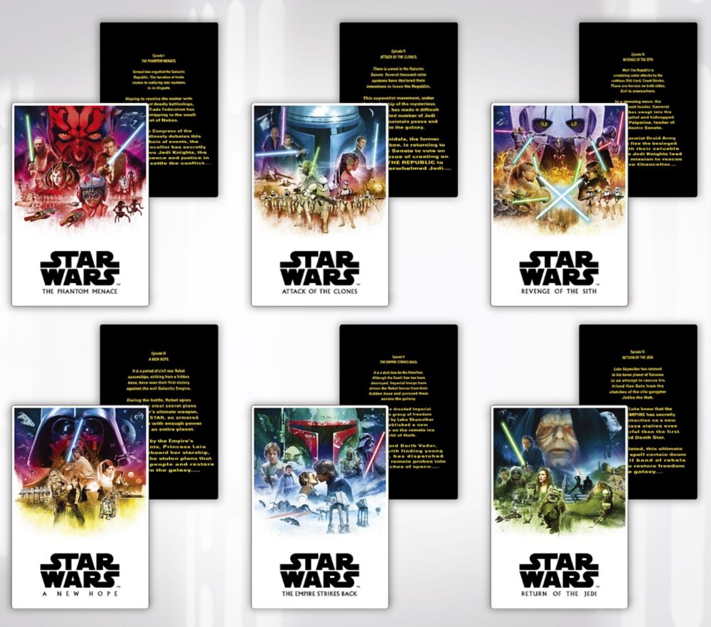 STAR WARS SAGA チェンジングカードコレクション(全6種)